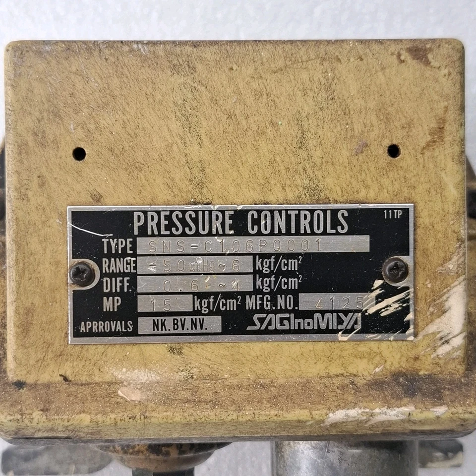 SAGINOMIYA SNS-C106PQ001 PRESSURE CONTROLS SNS-C106PQ001